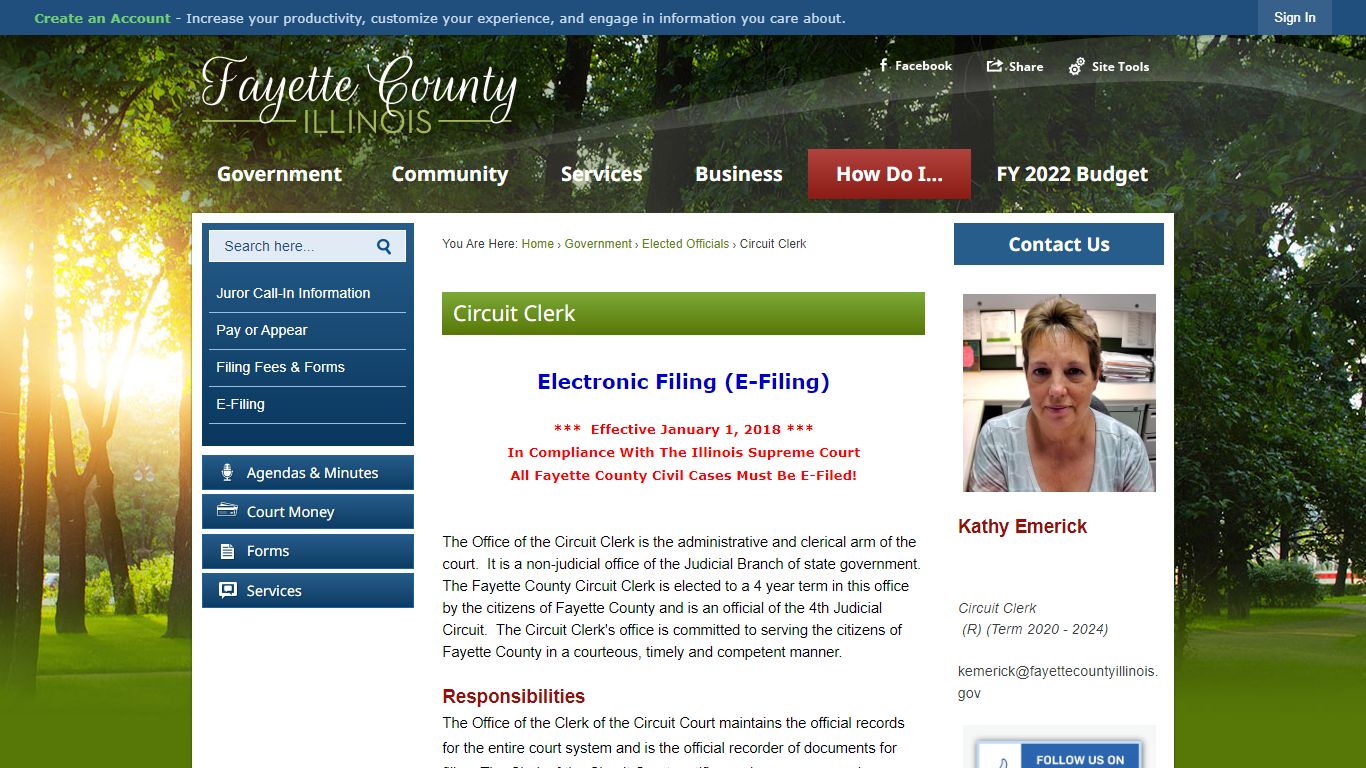 Circuit Clerk | Fayette County, IL - Official Website